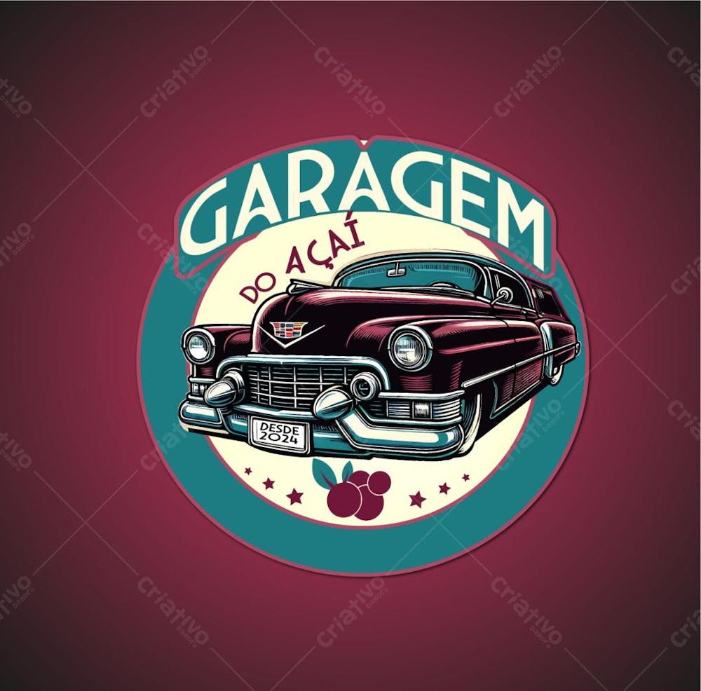 Perfeita Logo Açaí Garagem