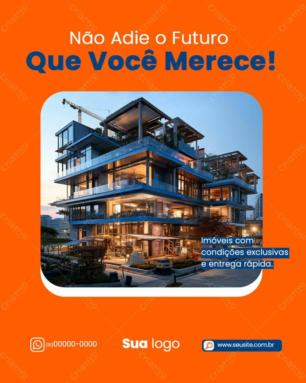 Flyer Imobiliria Imoveis Exclusivos