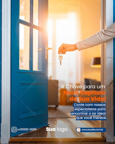 Flyer Imobiliria Novo Capitulo