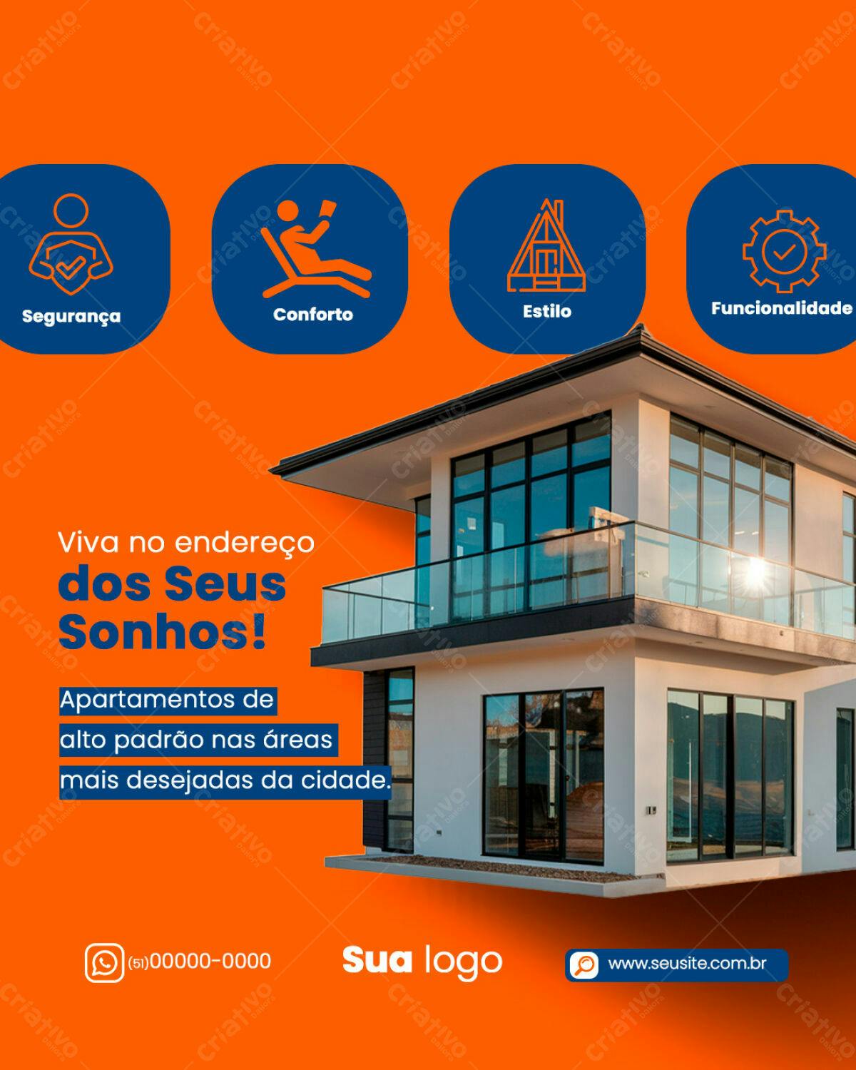PSD para Imóveis de Luxo Editável