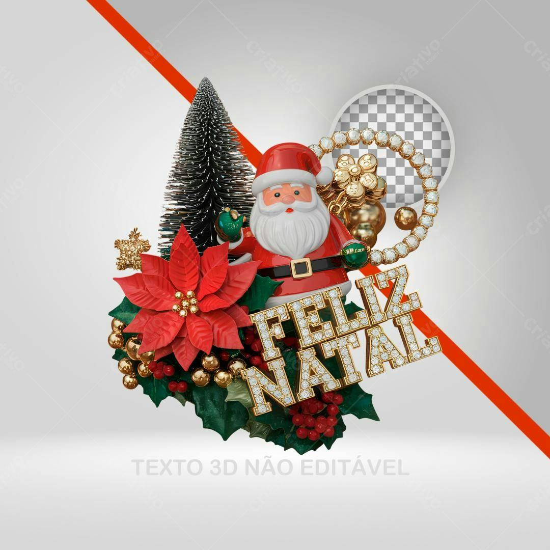 Icone Natalino Papai Noel PNG com fundo transparente