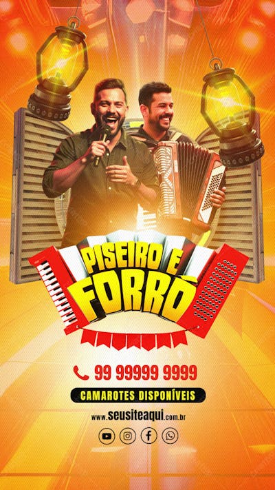 Flyer Evento Piseiro E Forró