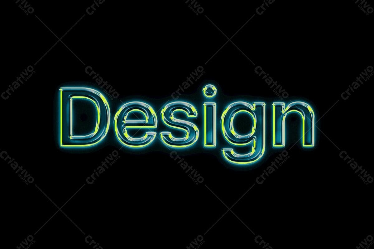 Kit de Design Neon PSD Editável