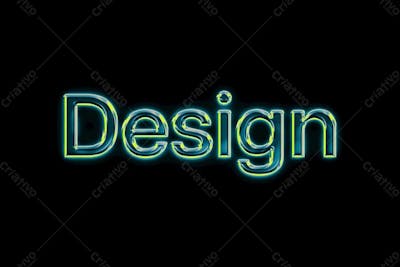 Chromium Neon Trippy And Old School Psd Editable Text Effect