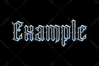 Chromium Neon Trippy And Old School Psd Editable Text Effect