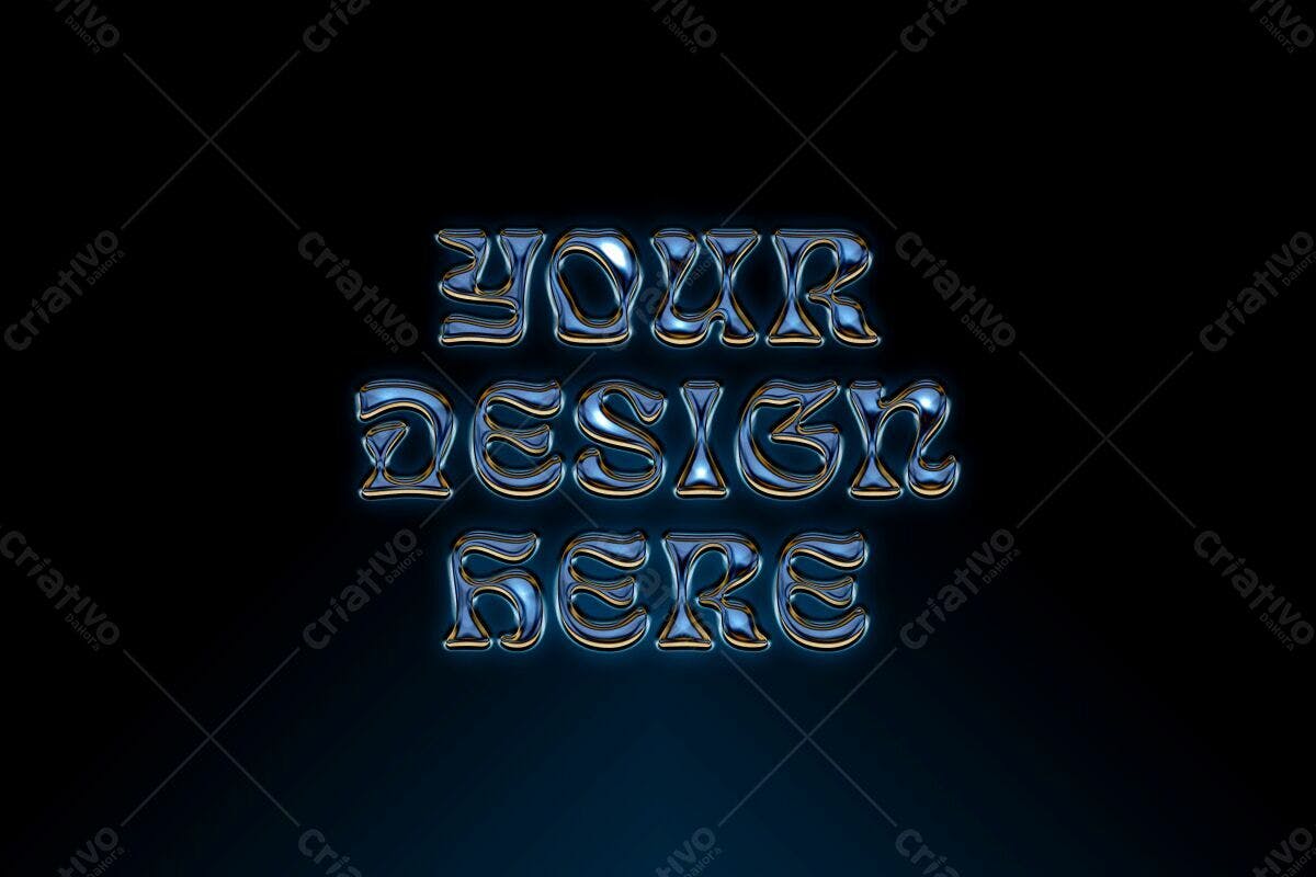Modelo de Texto PSD Editável com Design Moderno