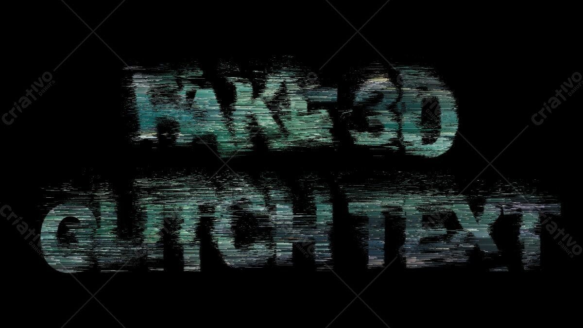 Pack de Texturas Glitch PSD Editável