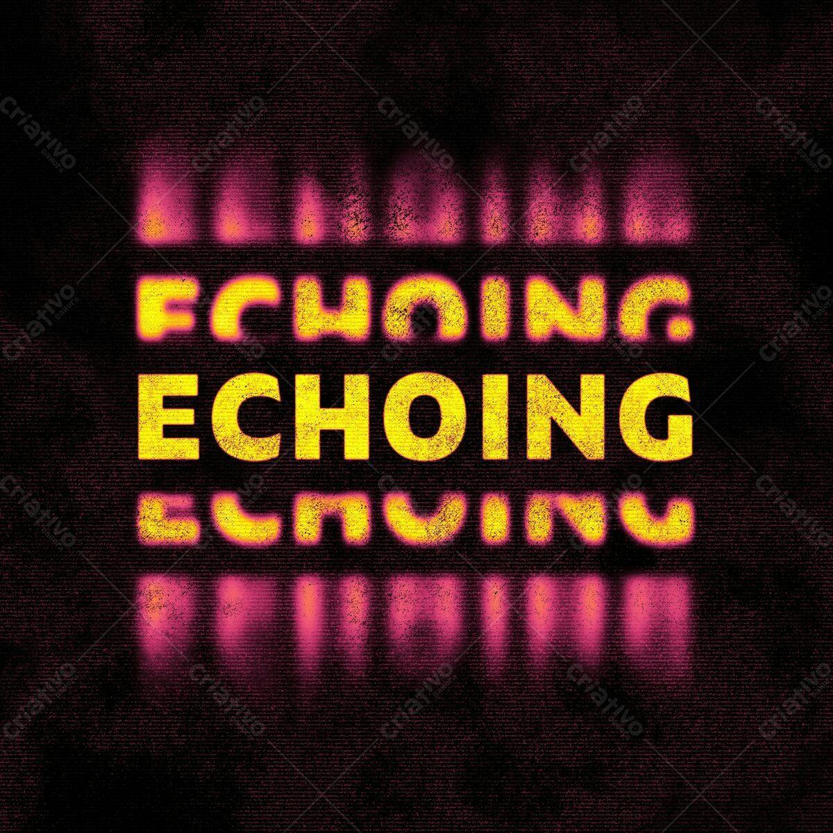 Arte Abstrata com Efeito Neon em PSD Editável
