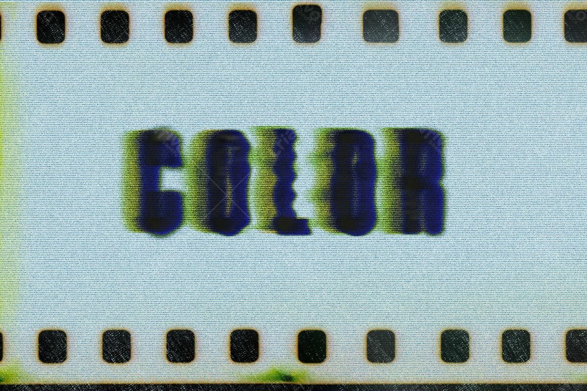 Arte Abstrata com Efeito de Filme PSD Editável