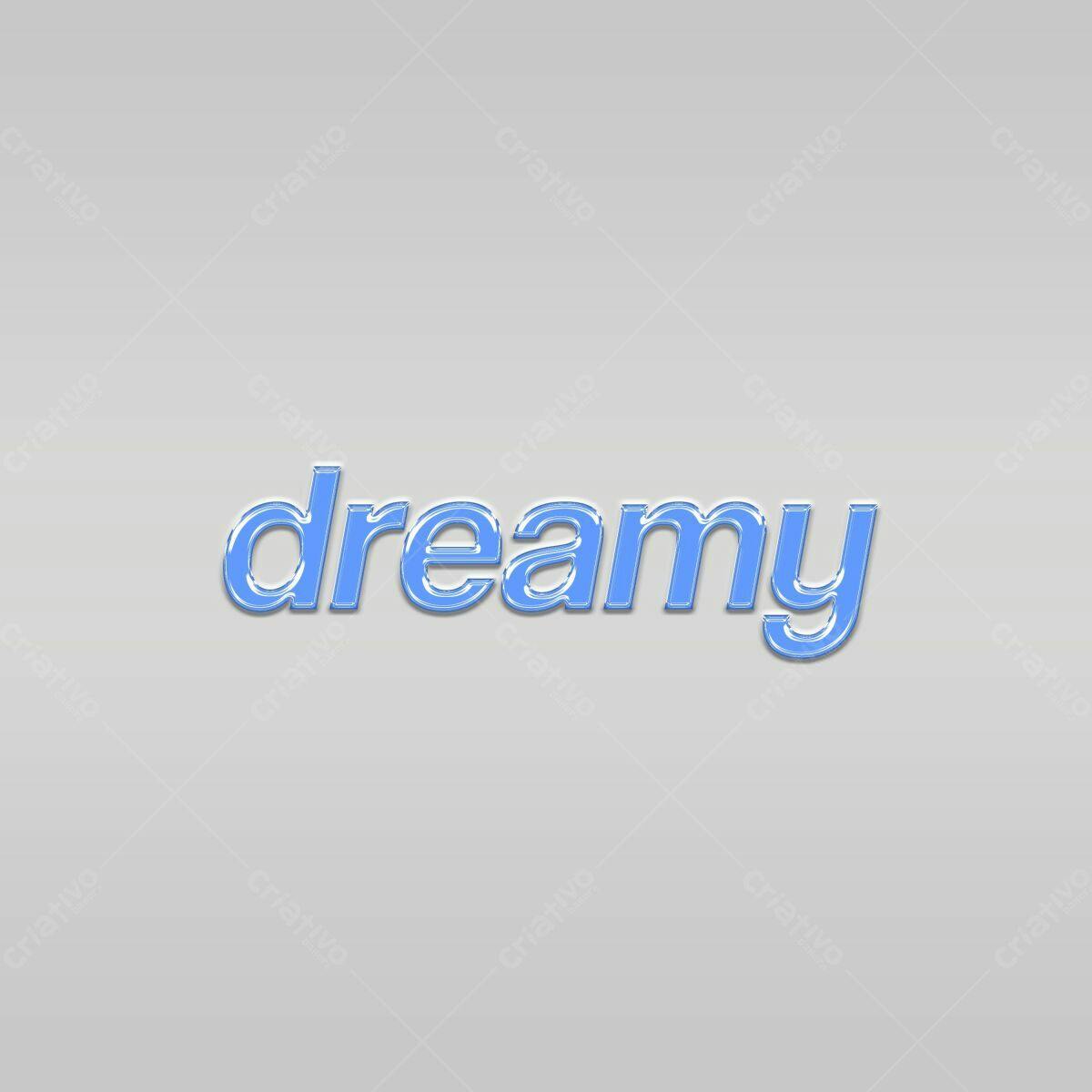 Arte Textual Dreamy PSD Editável