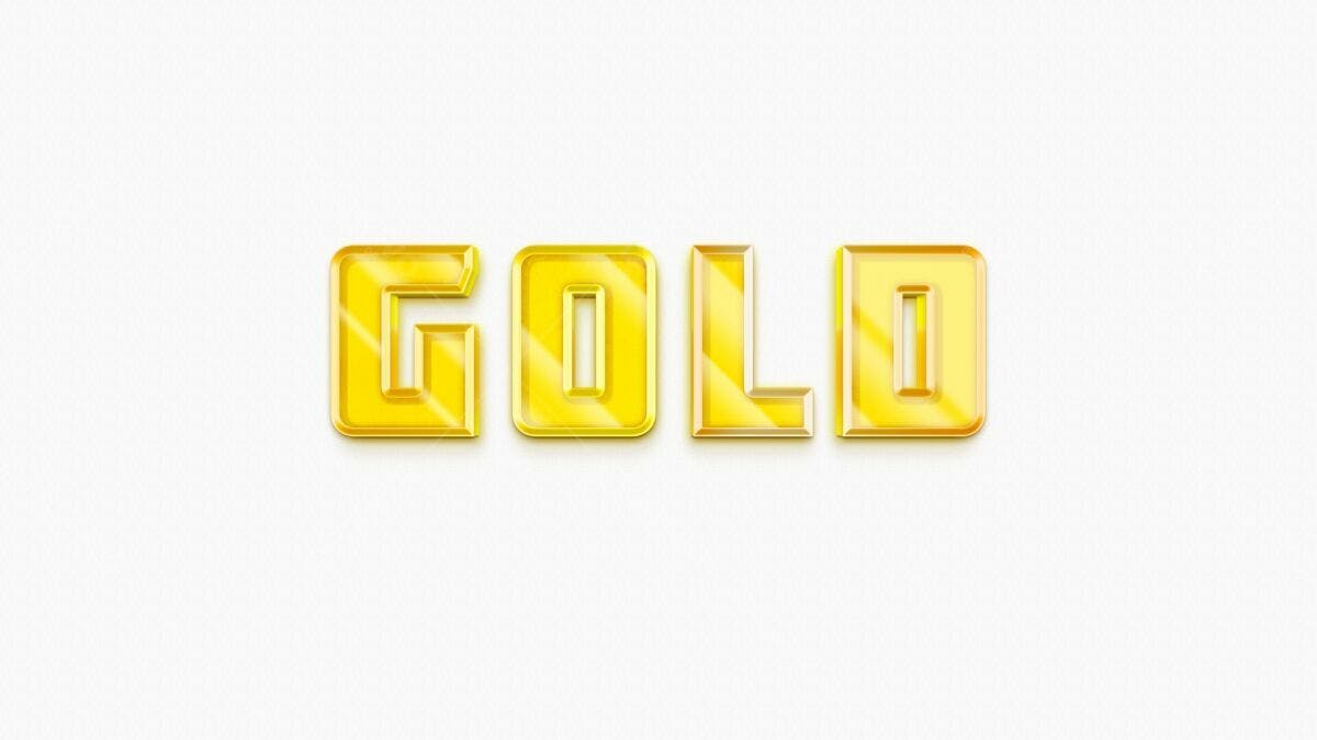 Kit de Texto em Ouro PSD Editável