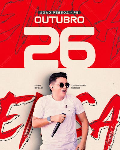 Agenda Semanal Marcynho Sensação Feed Psd Editavel