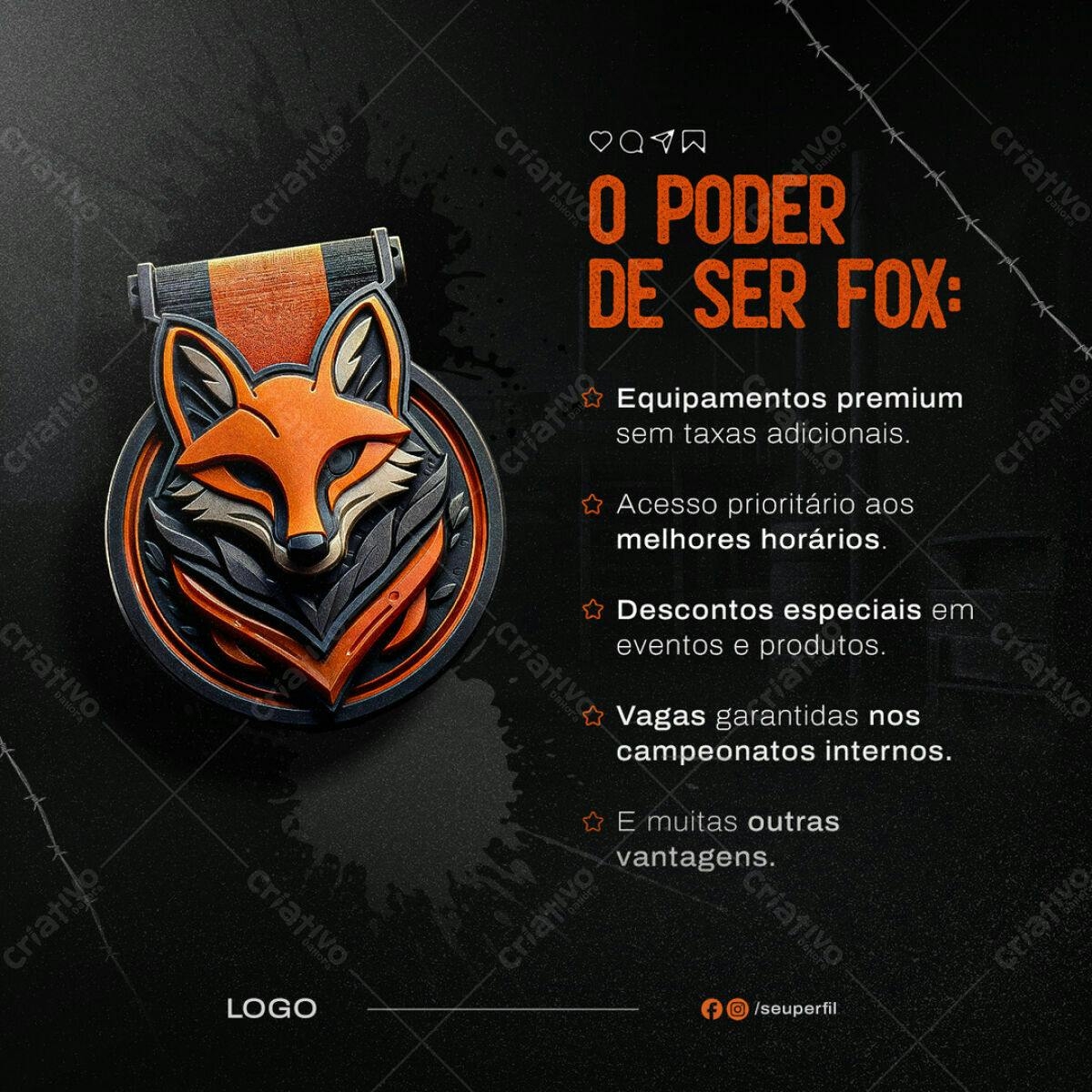 Postagem Mídia Social para Programa de Fidelidade PSD Editável