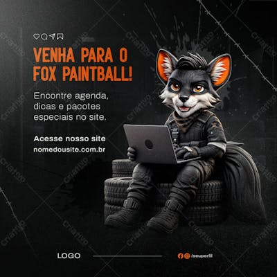 Social Media Para Paintball 