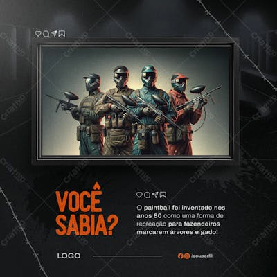 Social Media Para Paintball 