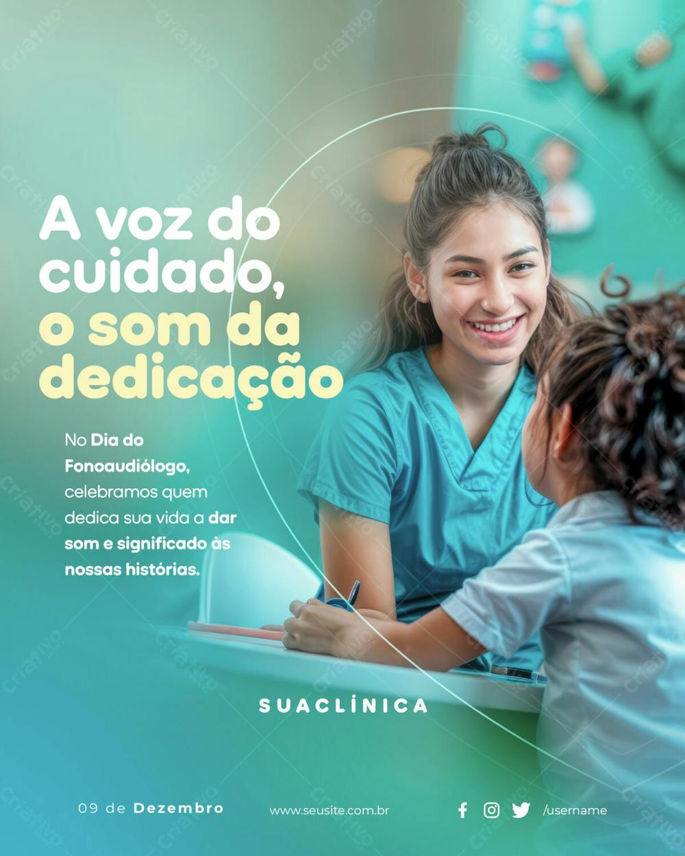 Projeto Plataformas Dia Do Fonoaudiólogo A Voz Do Cuidado, O Som Da Dedicação 11 24