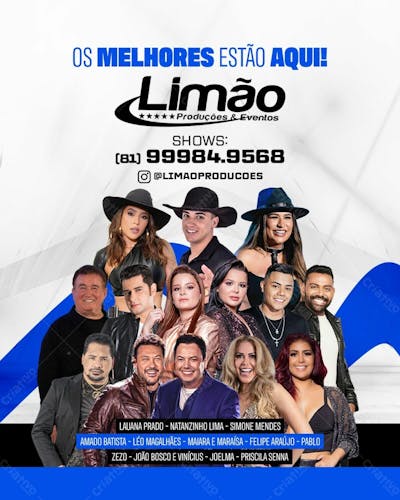 Os Melhores Estão Aqui - Artistas Limão Produções 2024