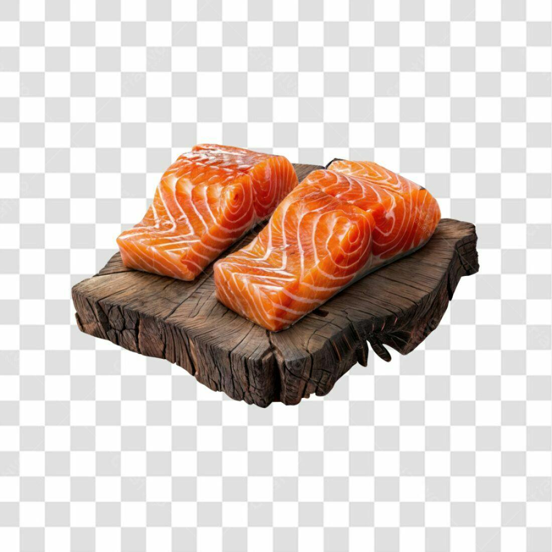 Imagem de Salmão PNG com fundo transparente