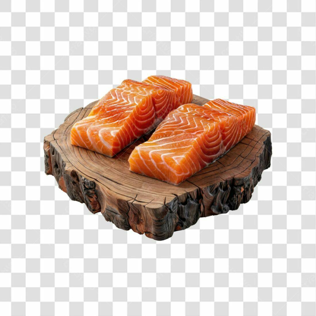 Imagem Salmão PNG com fundo transparente