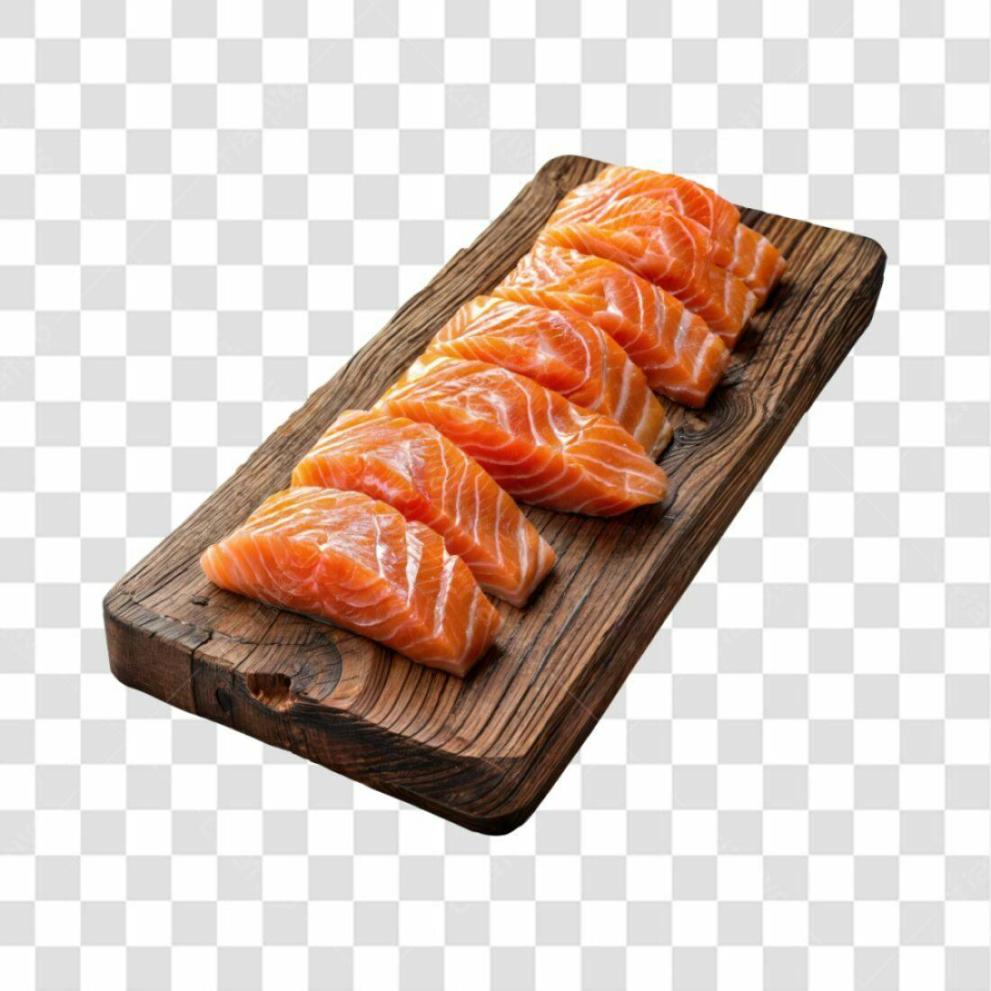 Imagem de Salmão PNG com fundo transparente