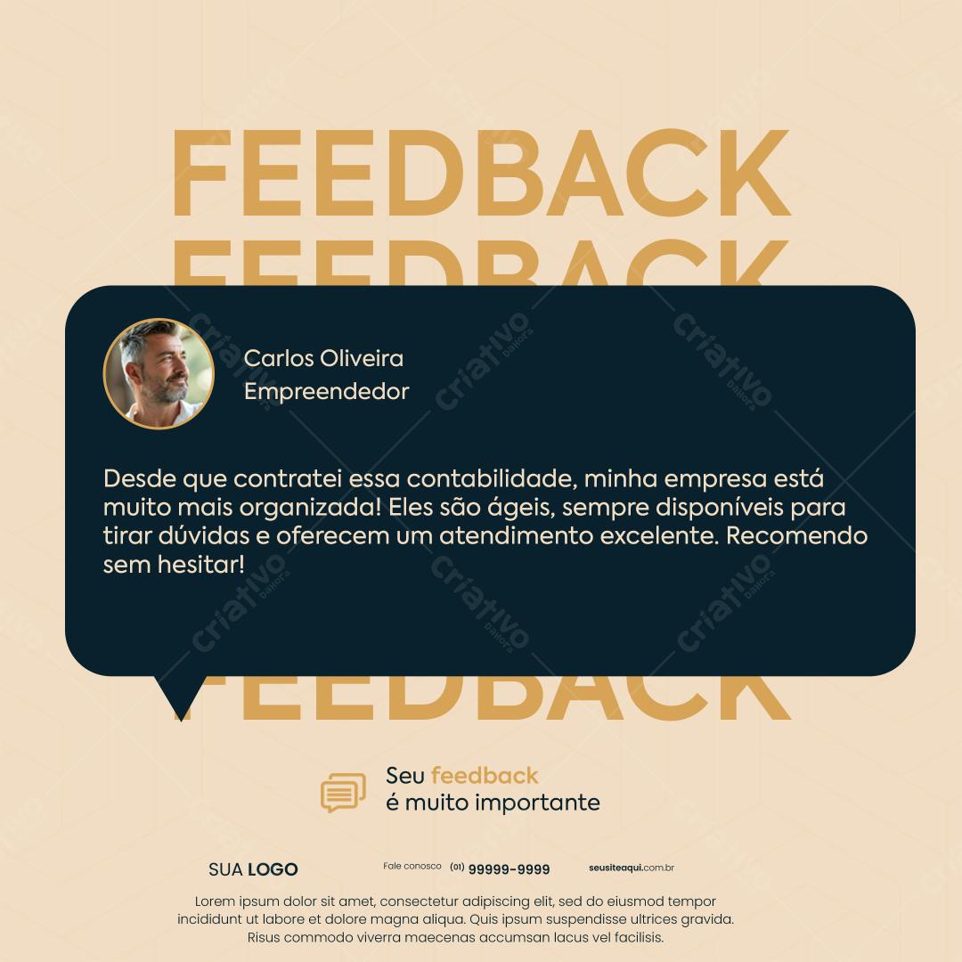 Modelo de Feedback Empresa PNG com fundo transparente
