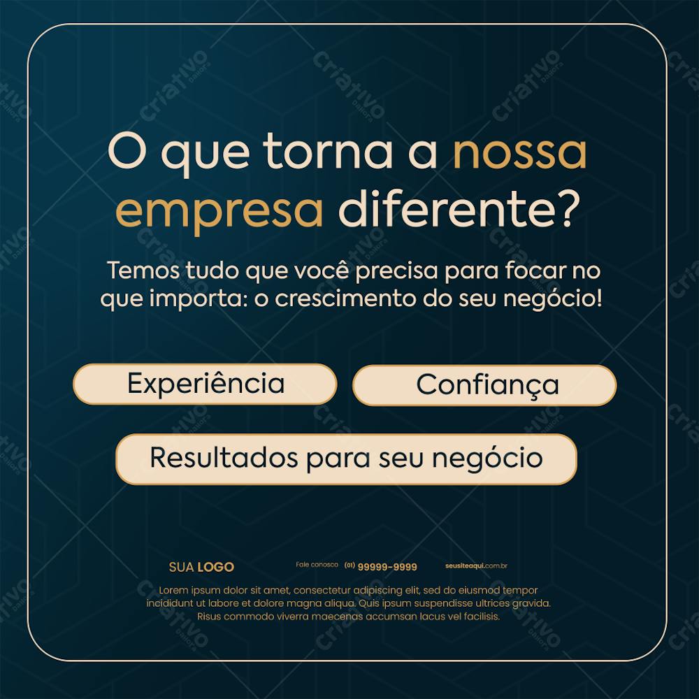 O Que Torna A Nossa Empresa Diferente?