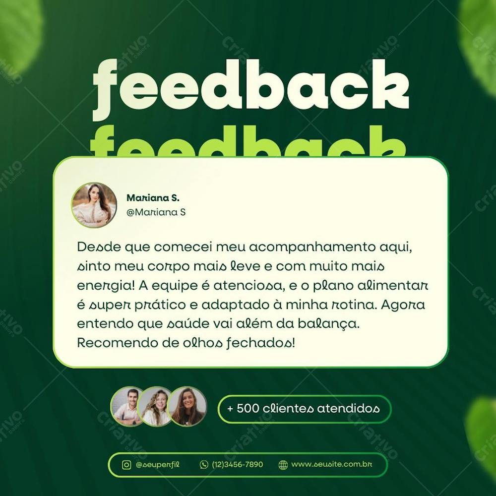 Feedback Nutricionista