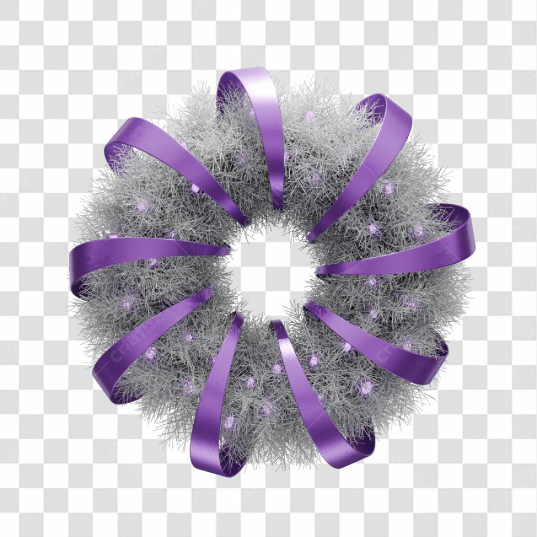 Coroa Natalina PNG com fundo transparente