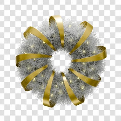 Guirlanda 3D Render Sem Fundo Png Alta Qualidade Premium