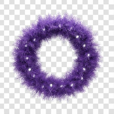 Guirlanda 3D Render Sem Fundo Png Alta Qualidade Premium