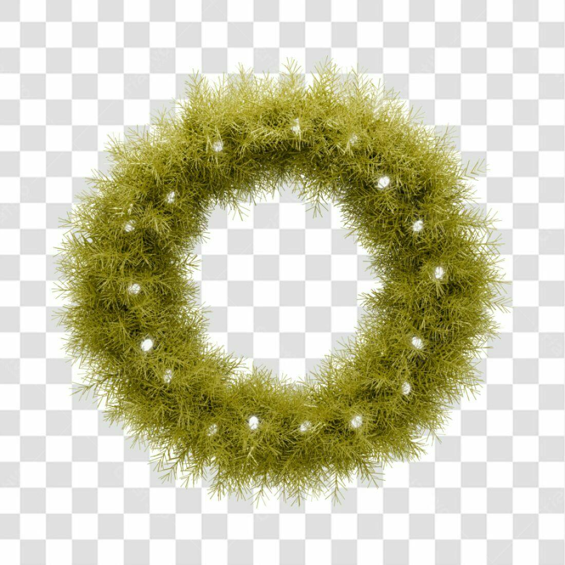 Coroa Natalina PNG com fundo transparente