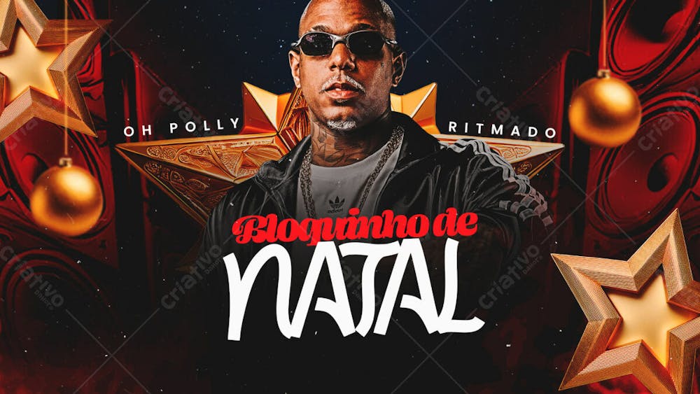 Flyer Thumb Capa Cd Banner Youtube Bloquinho De Natal Psd Editável