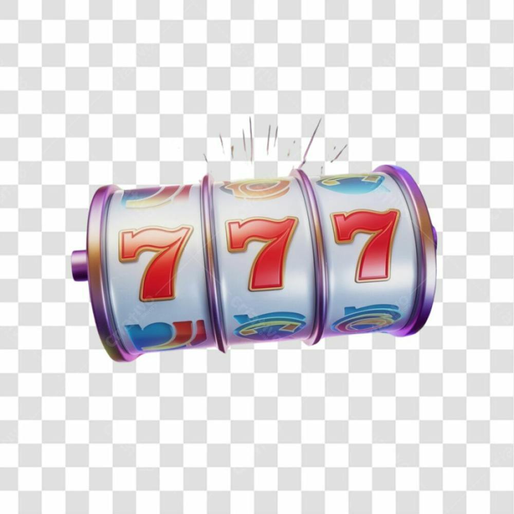 3D Render 777 Elemento Ícone Psd Png