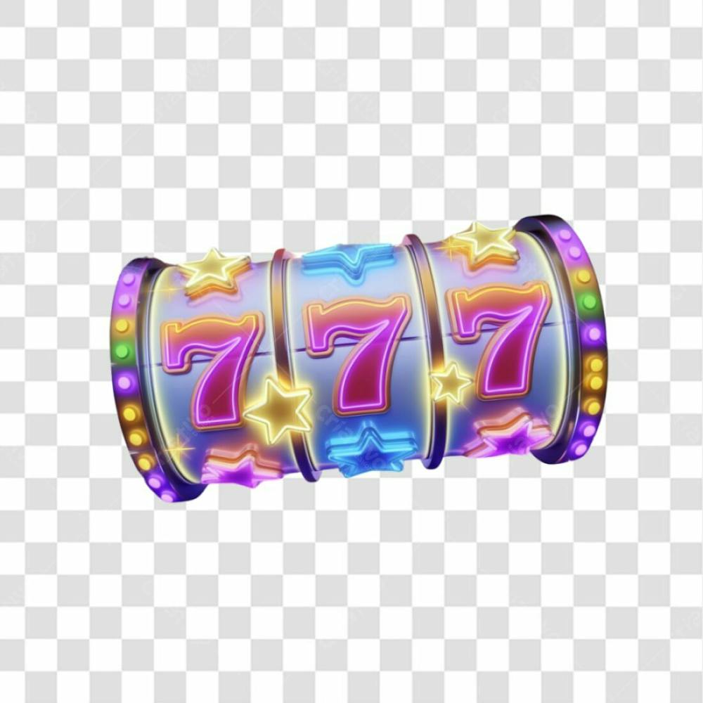 3D Render 777 Elemento Ícone Psd Png