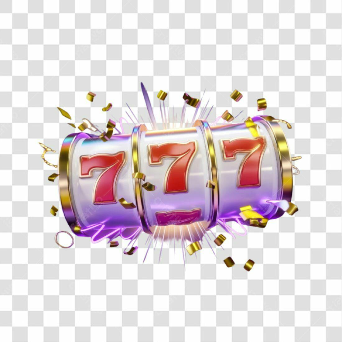 Icone Caça-níqueis 777 PNG com fundo transparente