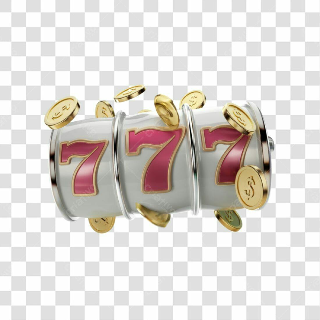 Ícone Caça-níqueis 777 PNG com fundo transparente