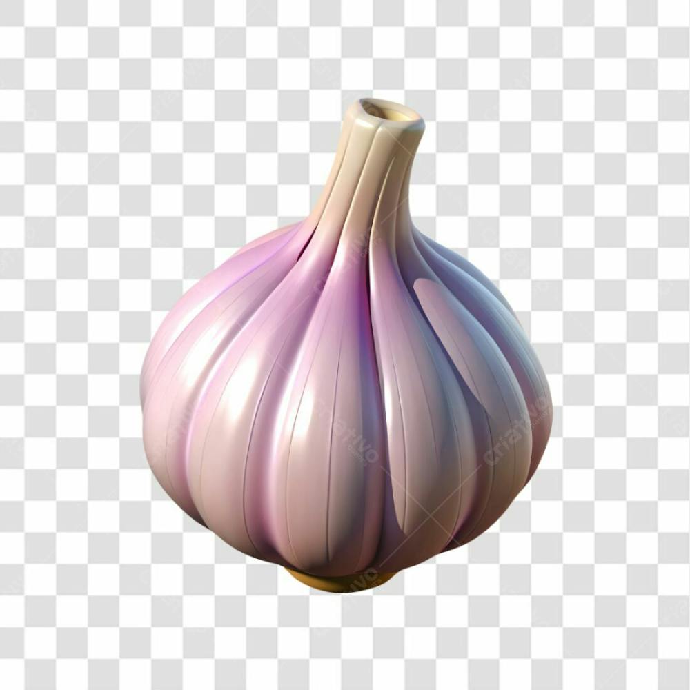 Alho Elemento 3D Para Composição Png Ia