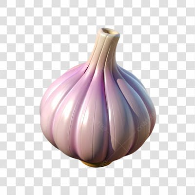Alho Elemento 3D Para Composição Png Ia