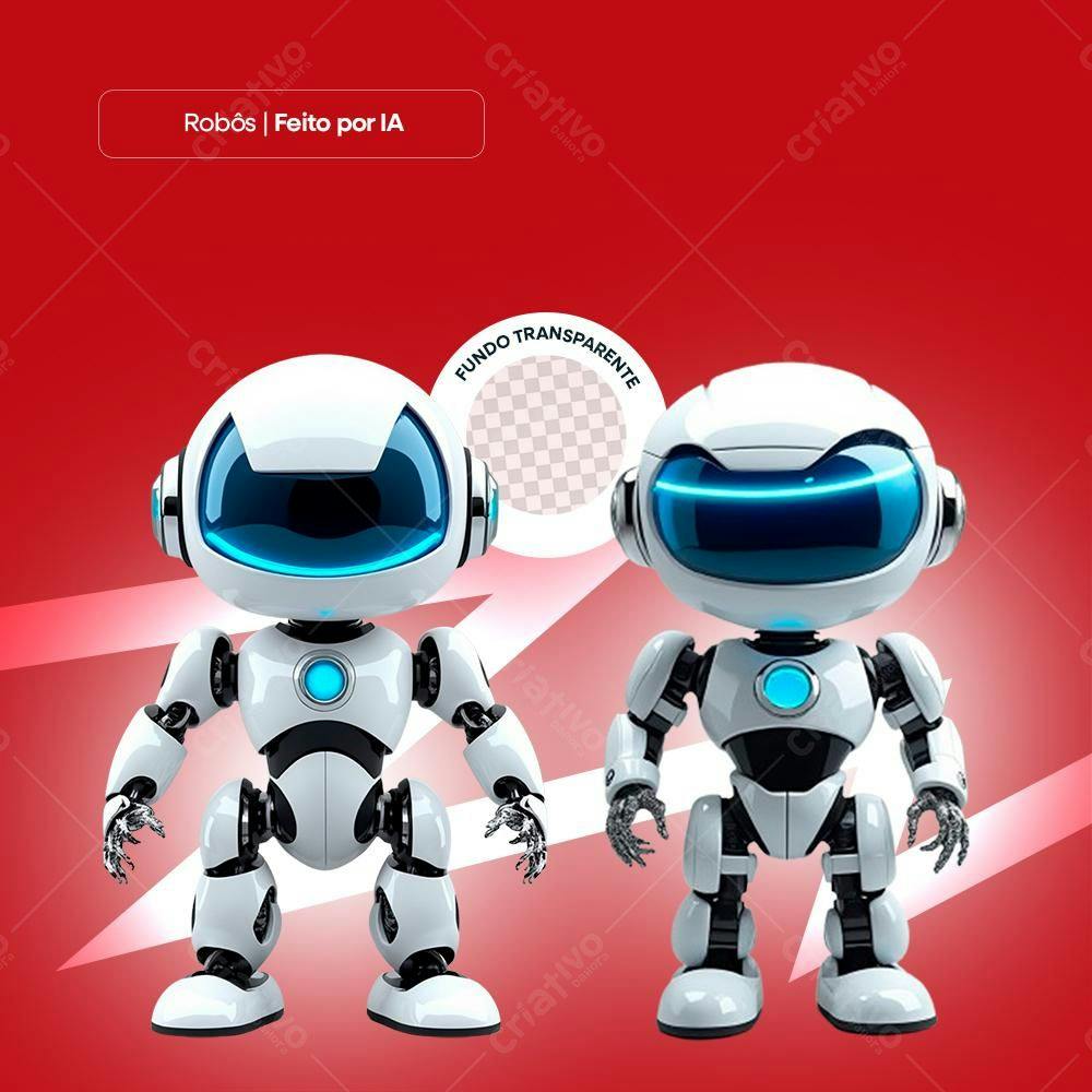Icone Robô Tecnologia PNG com fundo transparente