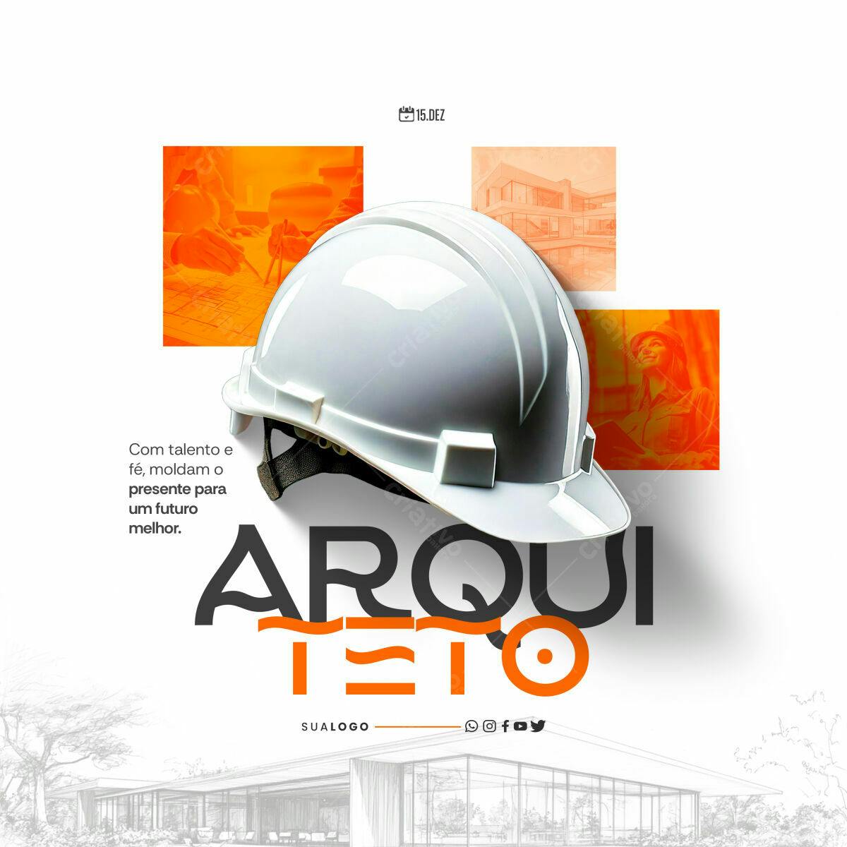 Post para Arquitetos PSD Editável