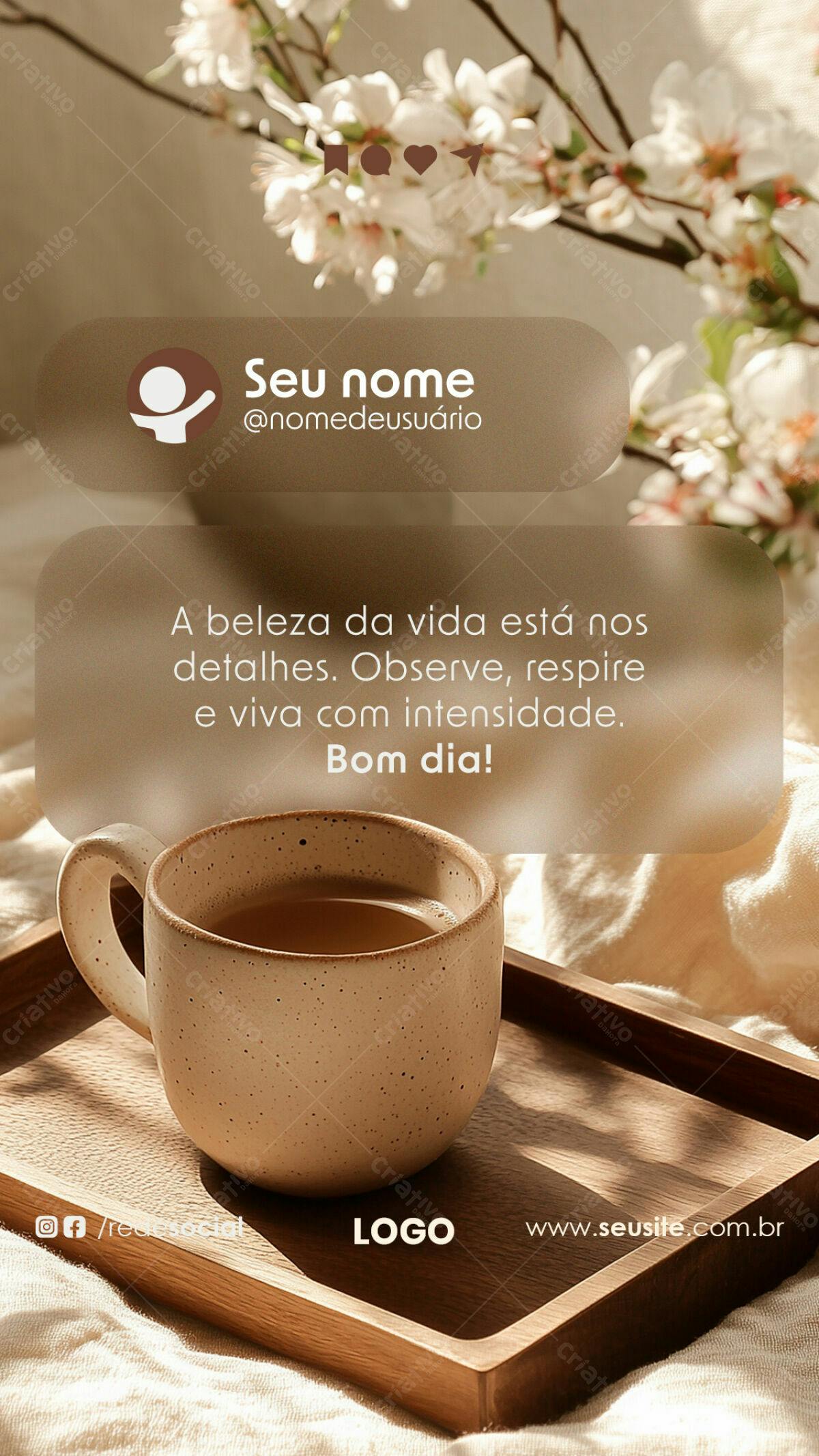Post para Redes Sociais PSD Editável