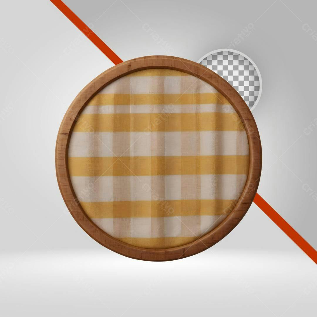 Moldura PNG com fundo transparente Padrão xadrez amarelo