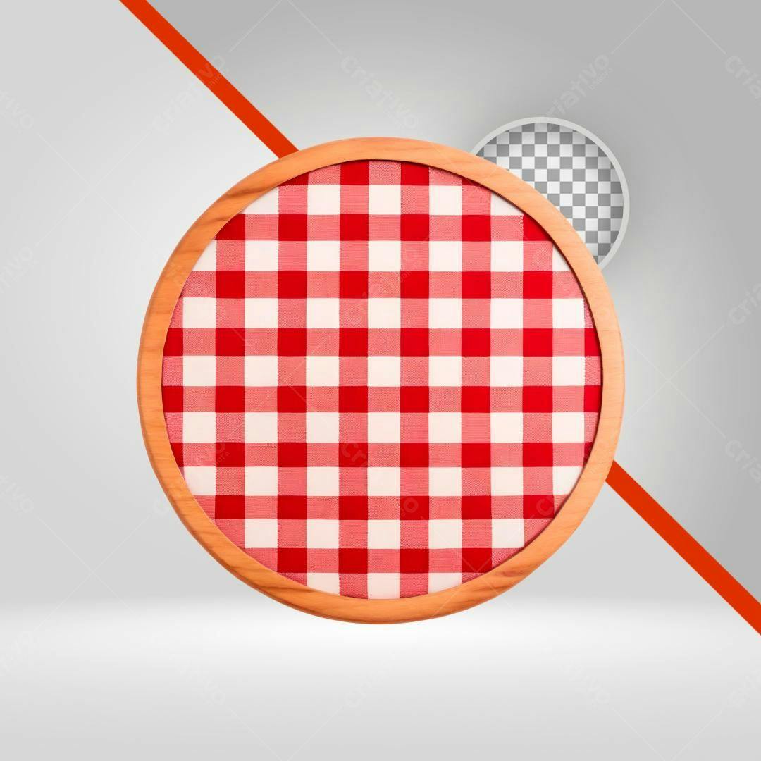 Icone Mesa de Restaurante Vermelho e Branco PNG com fundo transparente
