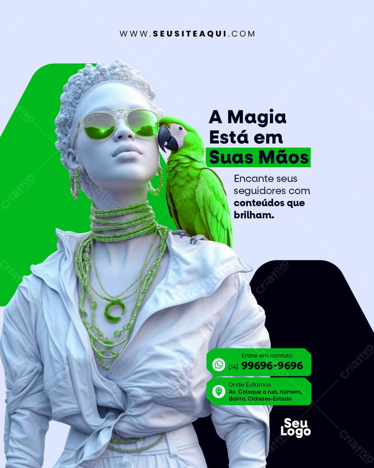 Post para Redes Sociais PSD Editável