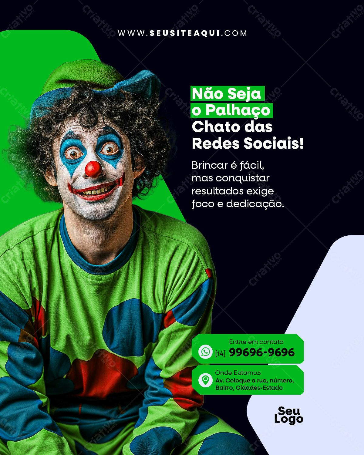 Flyer para Redes Sociais PSD Editável