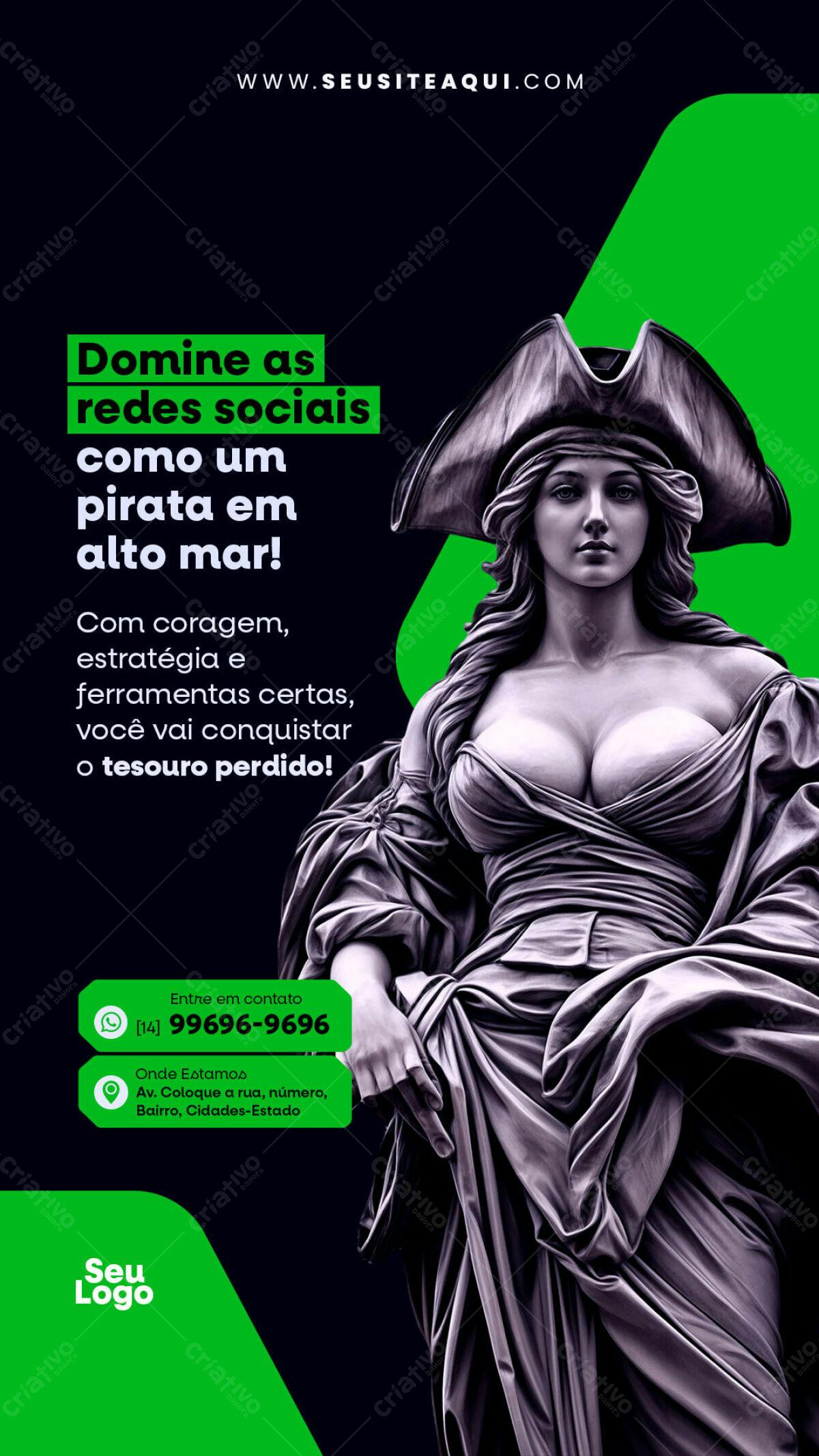 Flyer para Redes Sociais PSD Editável