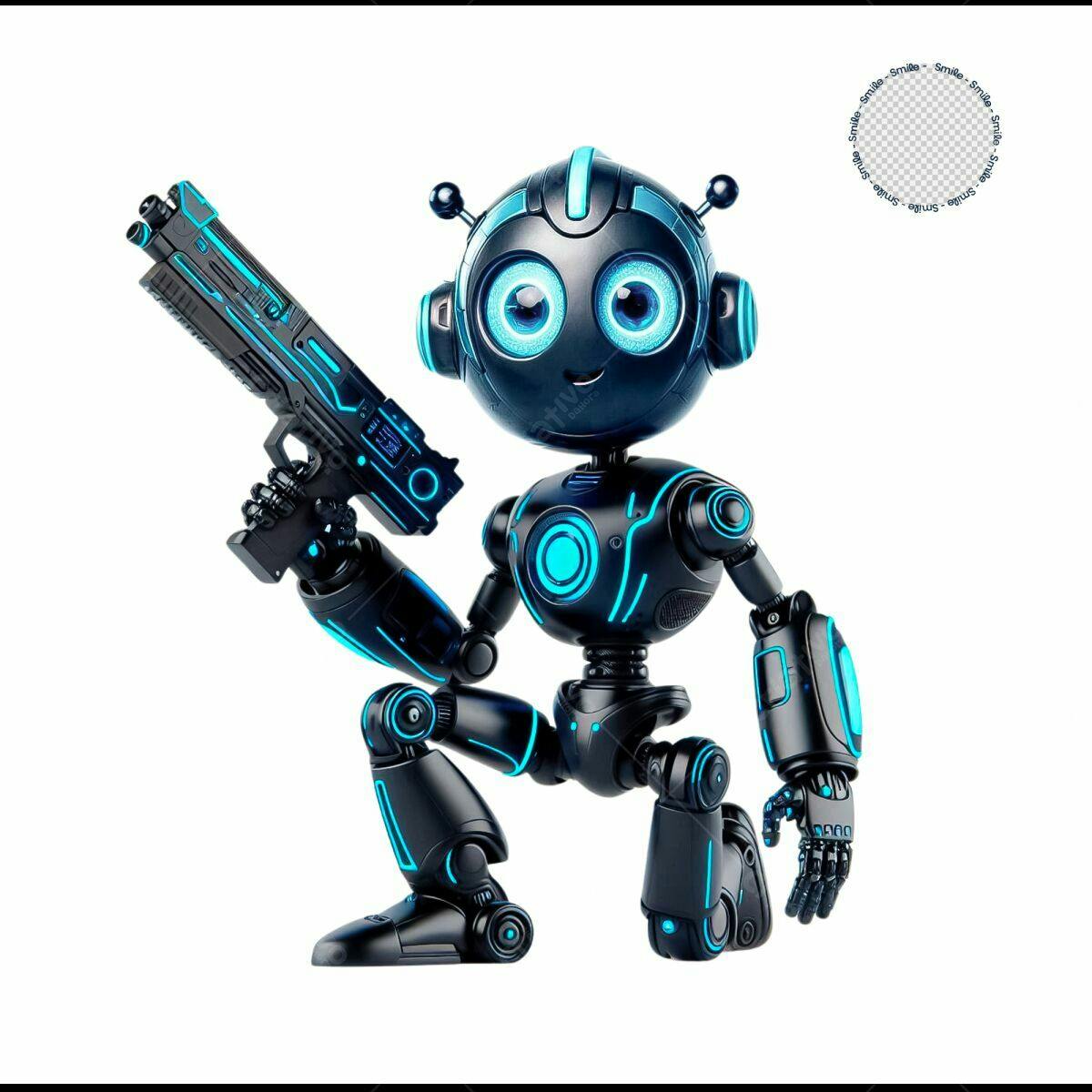 Personagem Robô Gamer PSD Editável