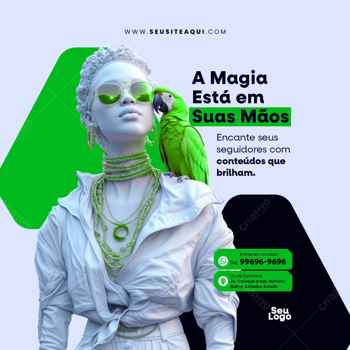 Post para Redes Sociais PSD Editável