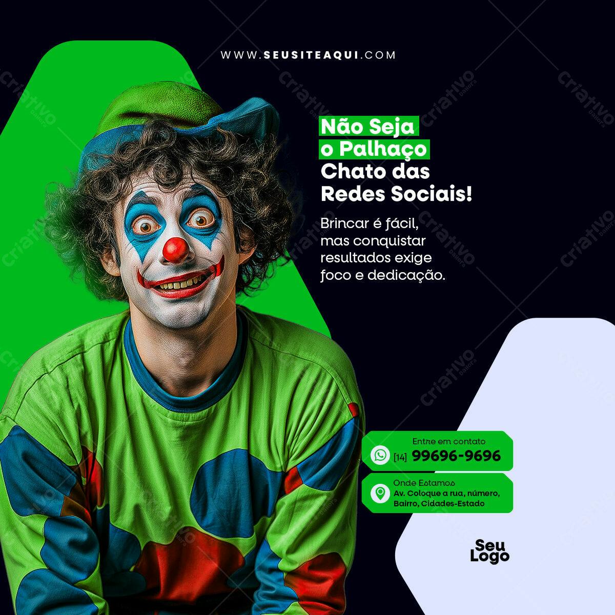 Post para Redes Sociais PSD Editável