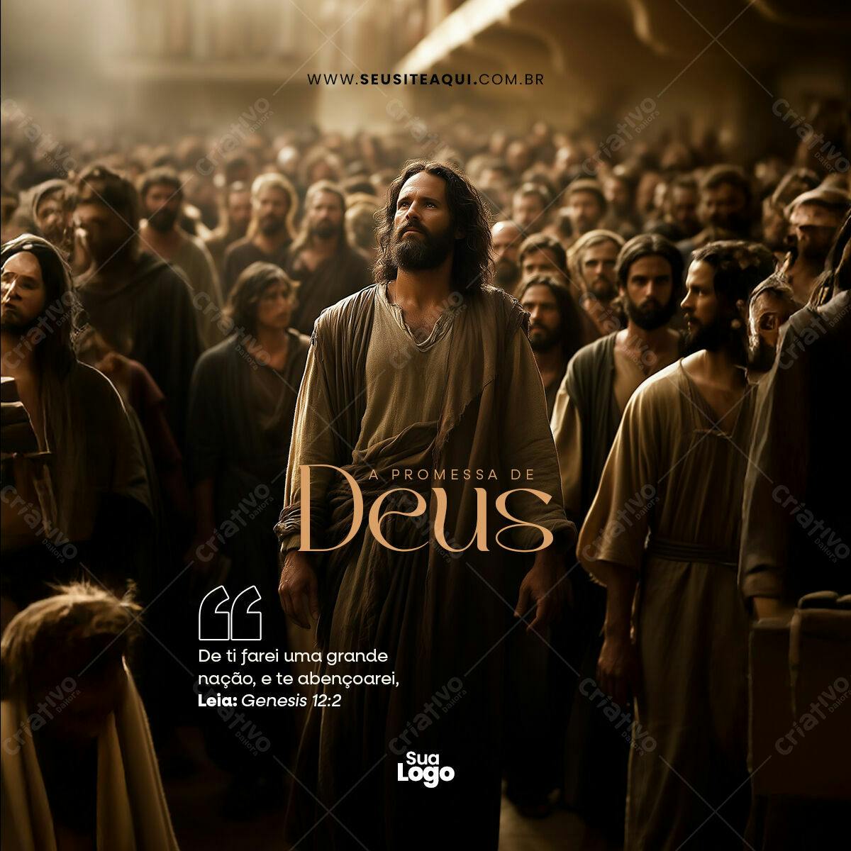 Flyer Promocional Igreja PSD Editável